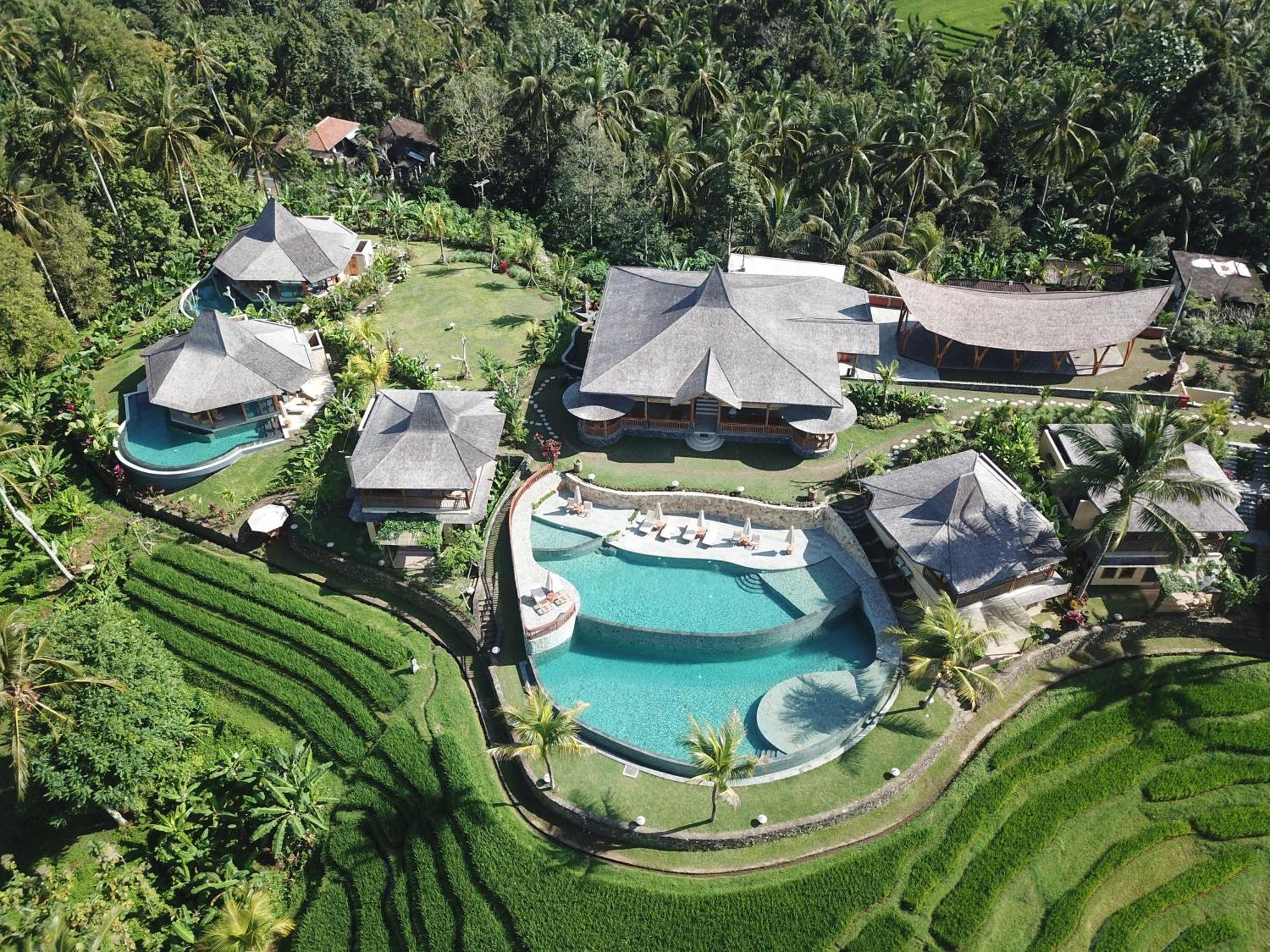 Puri Dajuma Terrace Eco Lodge & Spa Selemadeg  ภายนอก รูปภาพ
