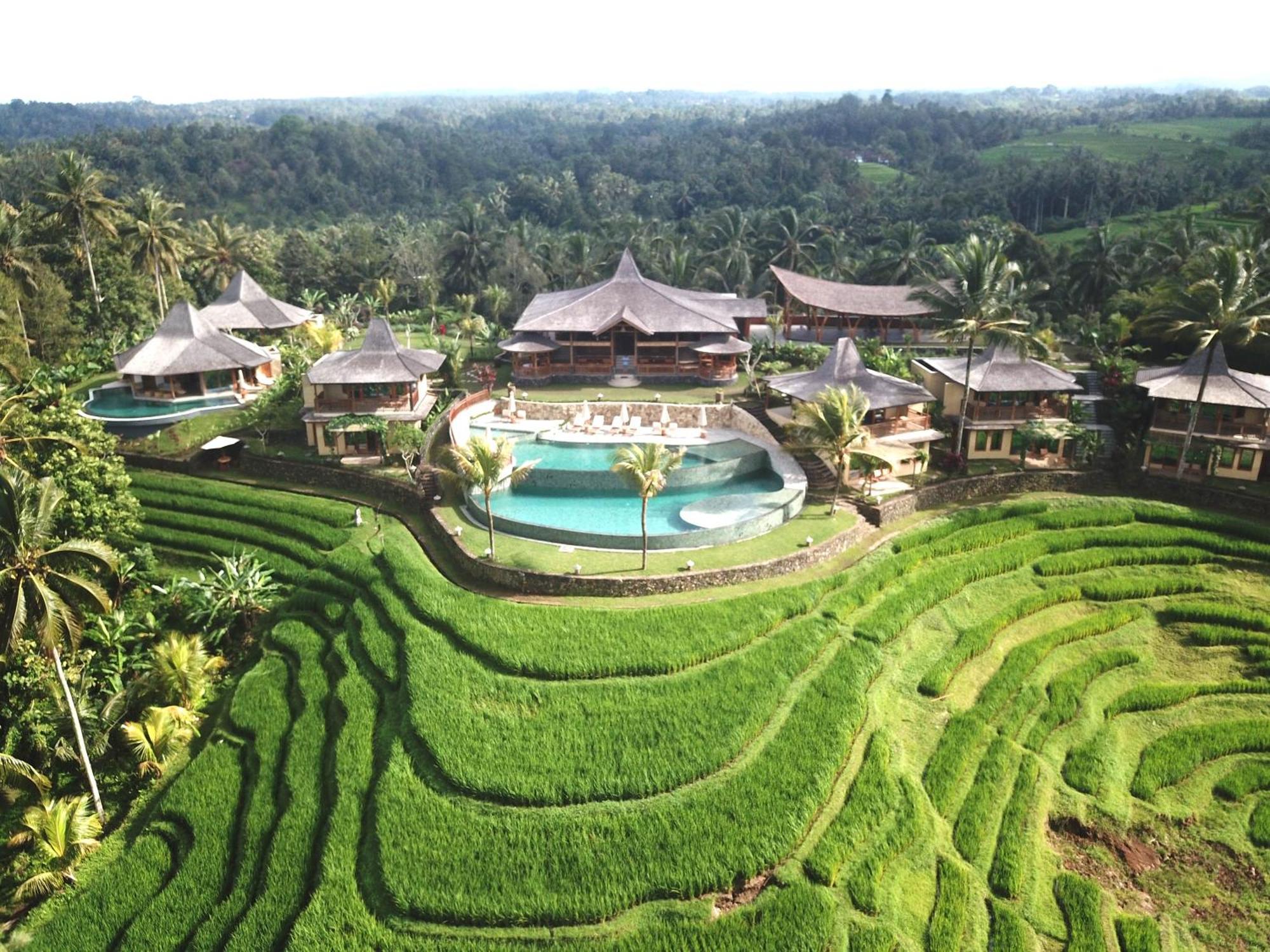 Puri Dajuma Terrace Eco Lodge & Spa Selemadeg  ภายนอก รูปภาพ