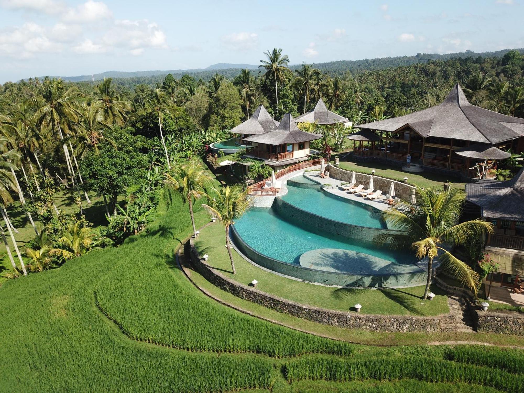 Puri Dajuma Terrace Eco Lodge & Spa Selemadeg  ภายนอก รูปภาพ